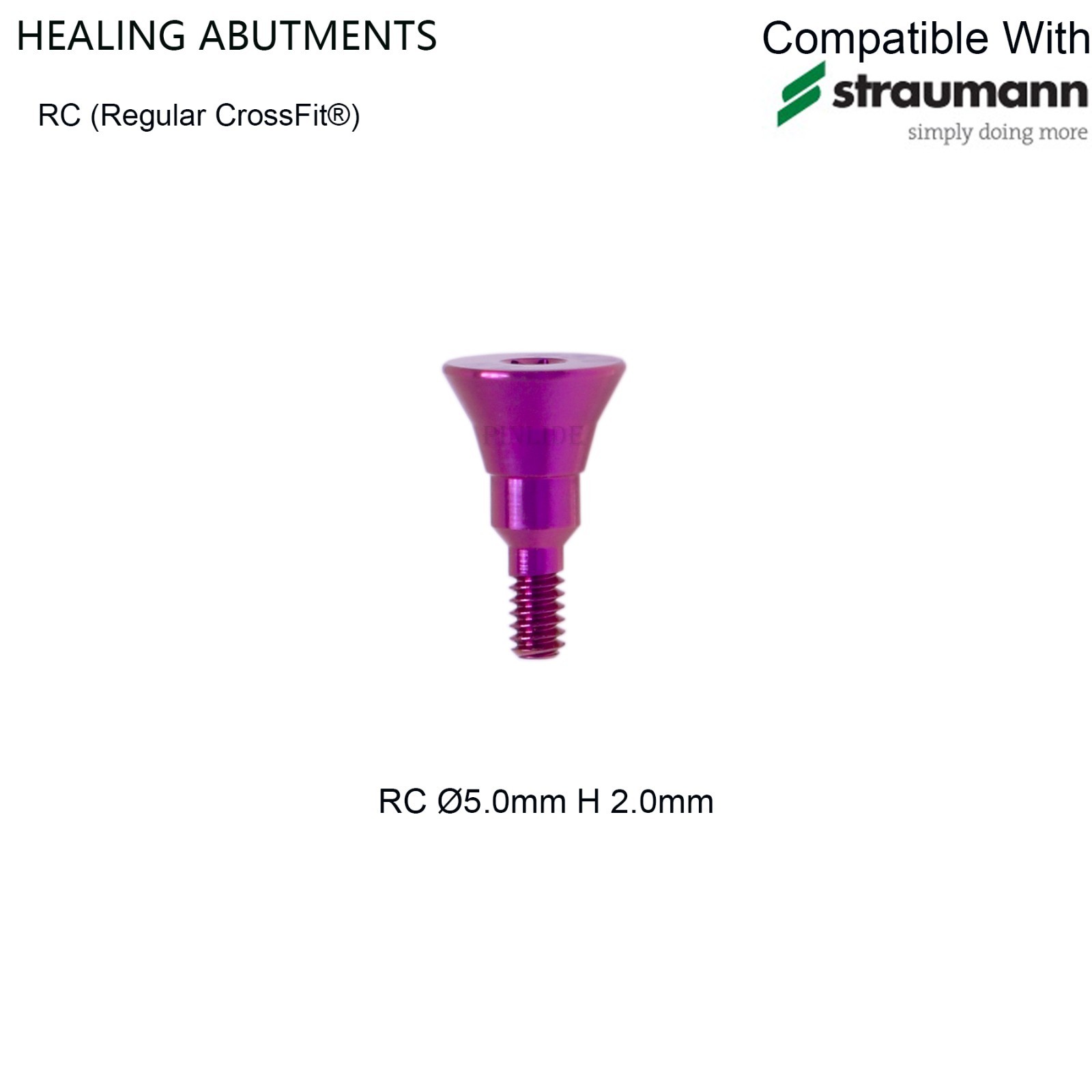 US Dental Healing Abutment Closure Compatible With Straumann ITI BoneLevel NC/RC