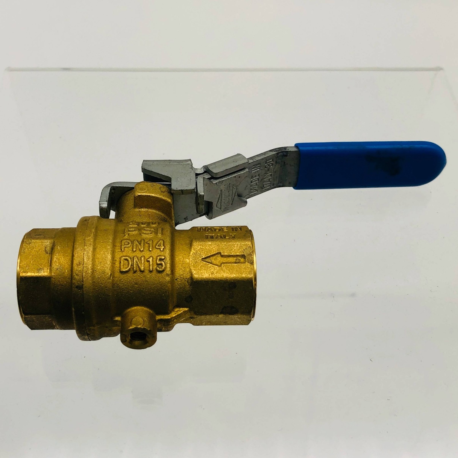 Rub S93D41 Fip-Fip Vent/Lock 1/2in S.93 Pneumatic Ball Valve Locking Handle 1ct