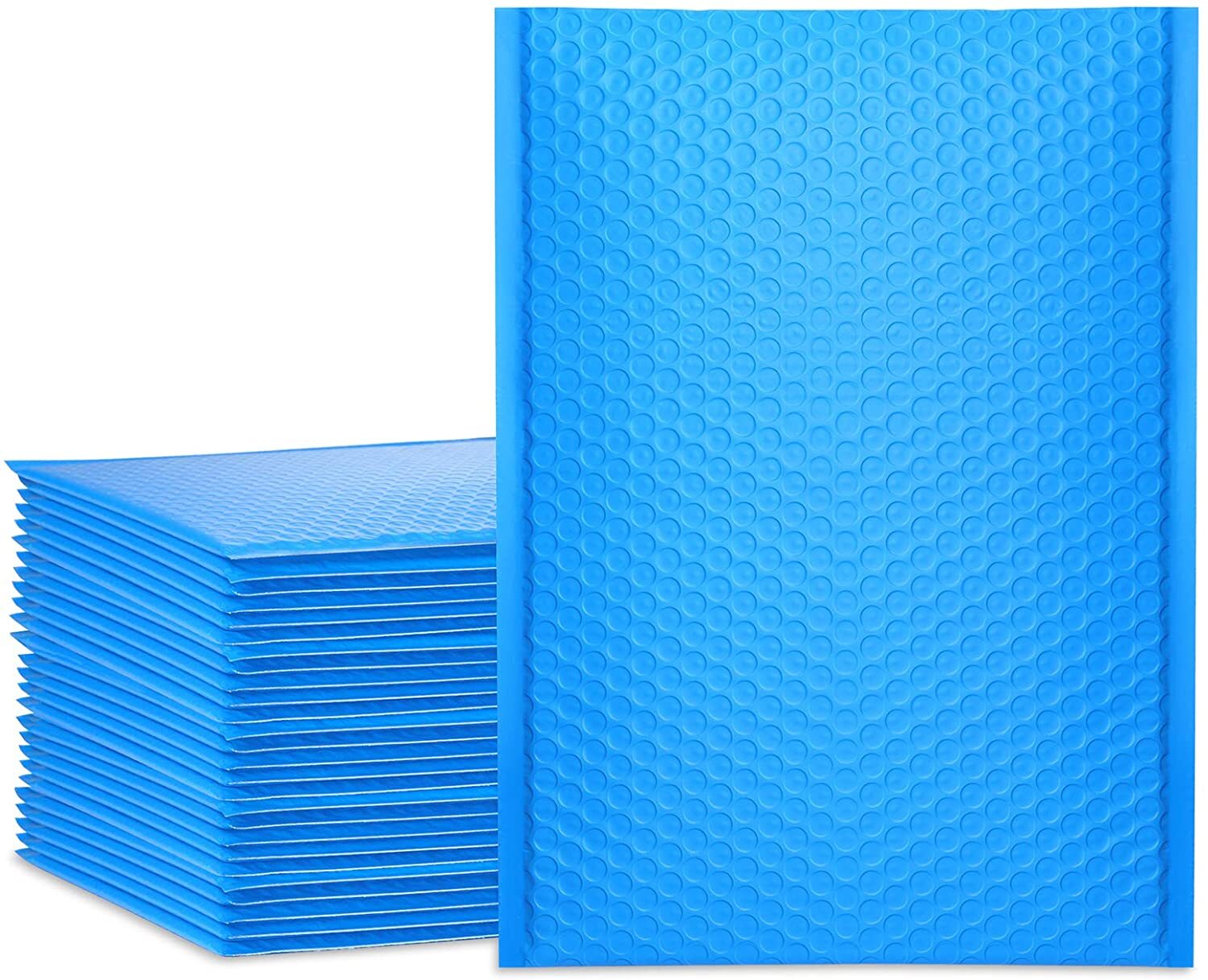 Mix Your Color 50 Poly Bubble Shipping Envelopes Mailers #000 Extra Wide 4″ x 8″