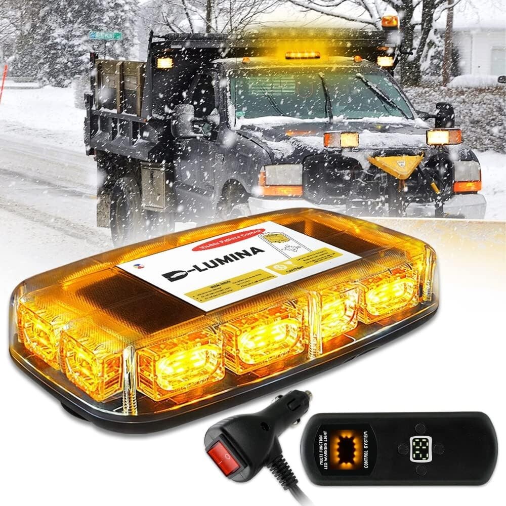 72 LED Roof Top Strobe Beacon Light Bar for Tow Trucks Snow Plow & Emergency car
