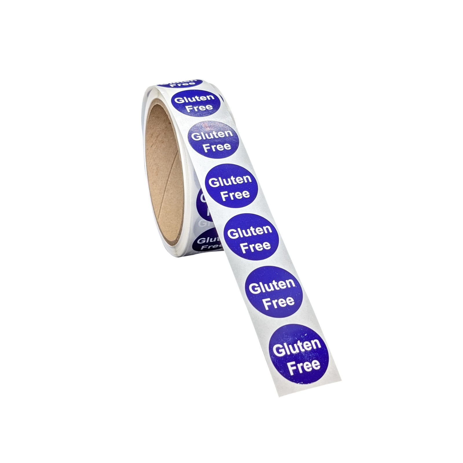 1 Roll of 500 1″ Gluten Free Writeable Food Rotation Labels Stickers