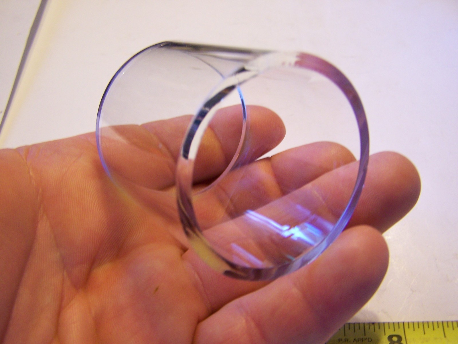 NOS Corning PYREX #2 Hit Miss Gas Engine Oiler Sight Glass Steam 2×2 Inch NICE!!