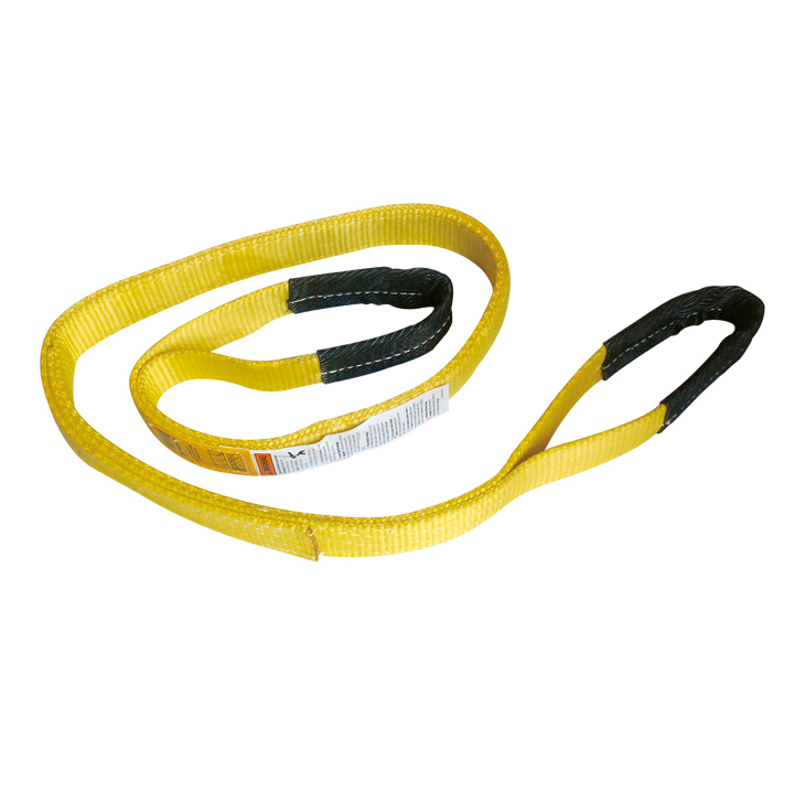 2″x4′ Polyester Lifting Sling Eye & Eye 2 Ply Tow Strap