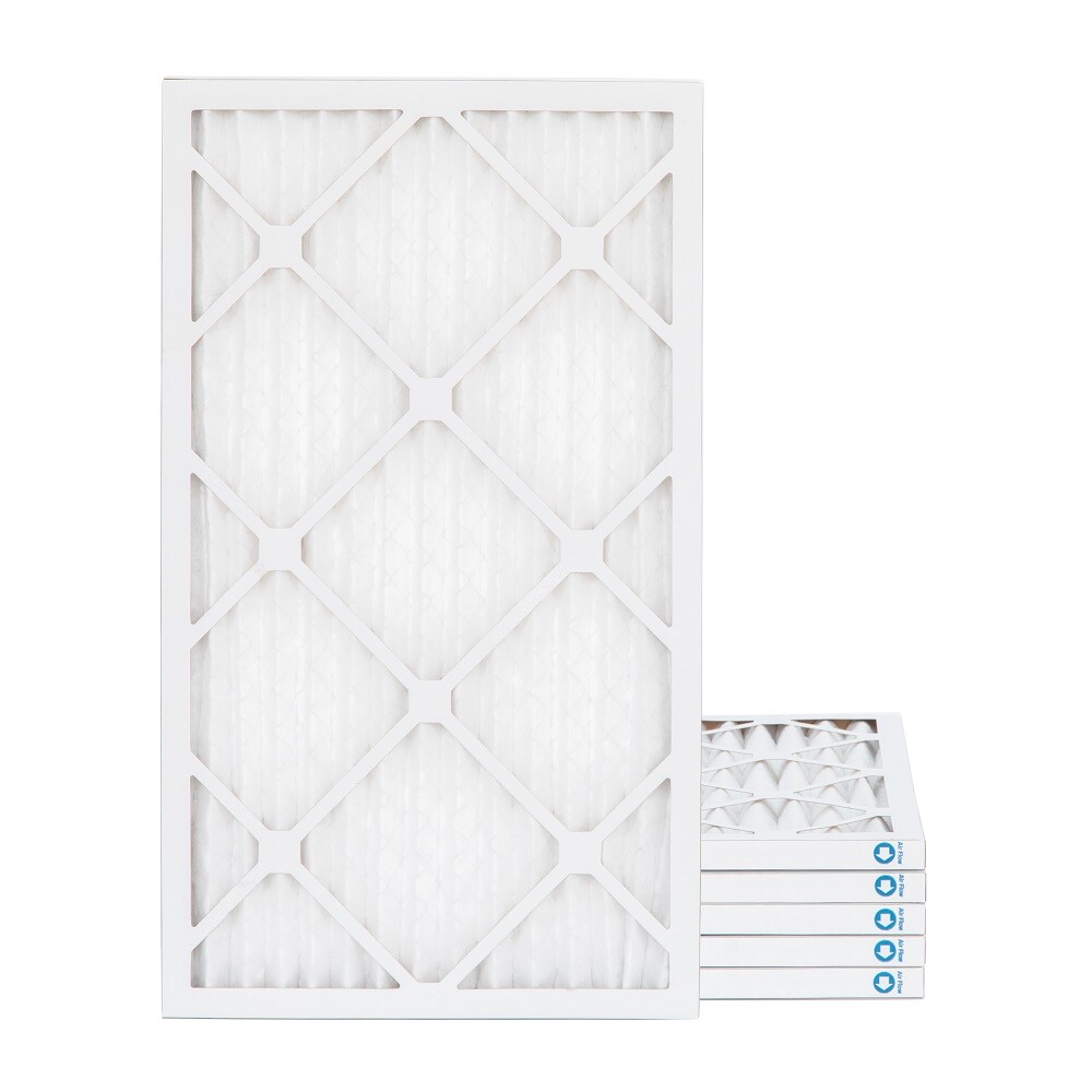 12x24x1 MERV 8 Pleated AC Furnace Air Filters. 6 Pack. Made in USA