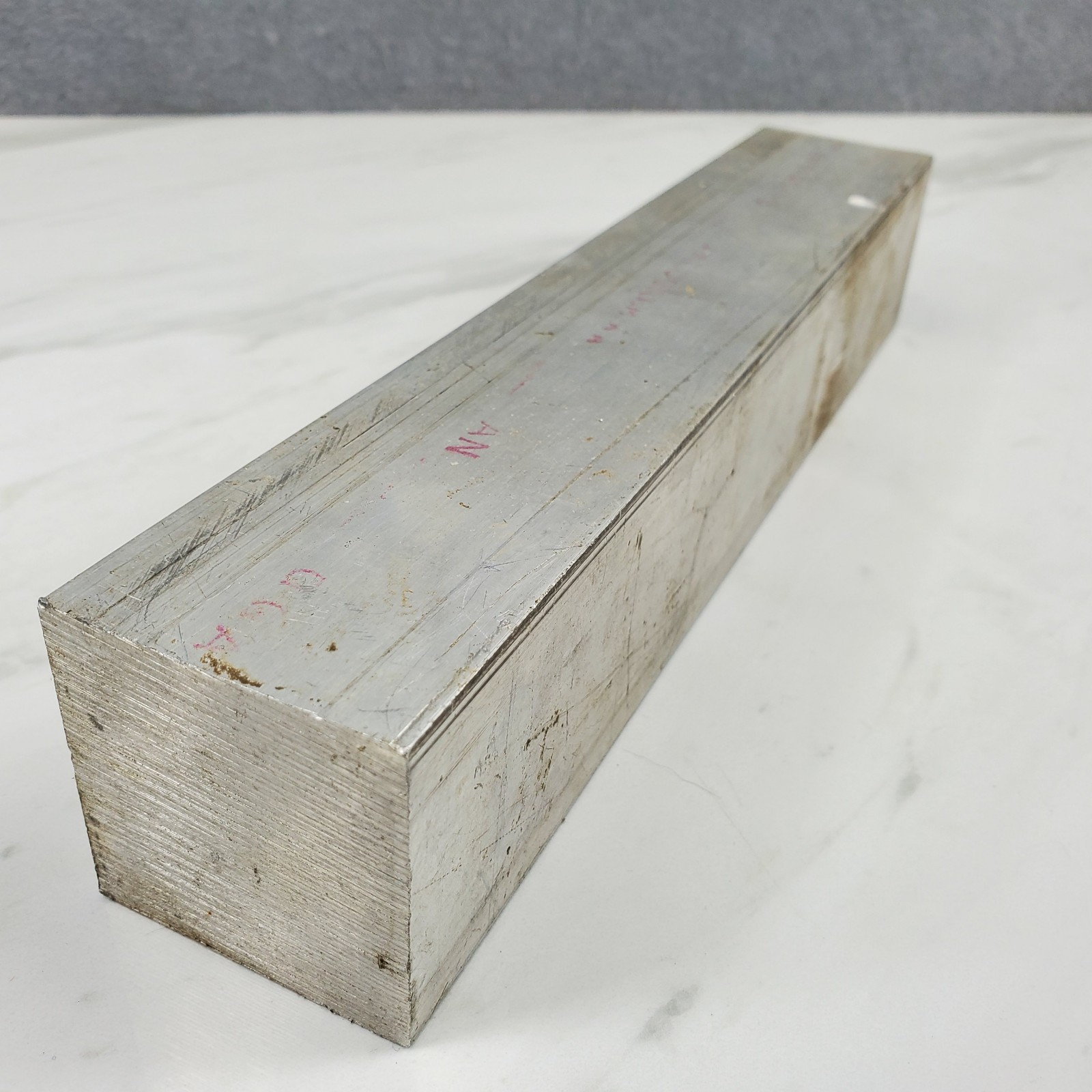 2″ X 2″ Alcoa Aluminum Square Bar x 11″ Long, Solid Bar Stock