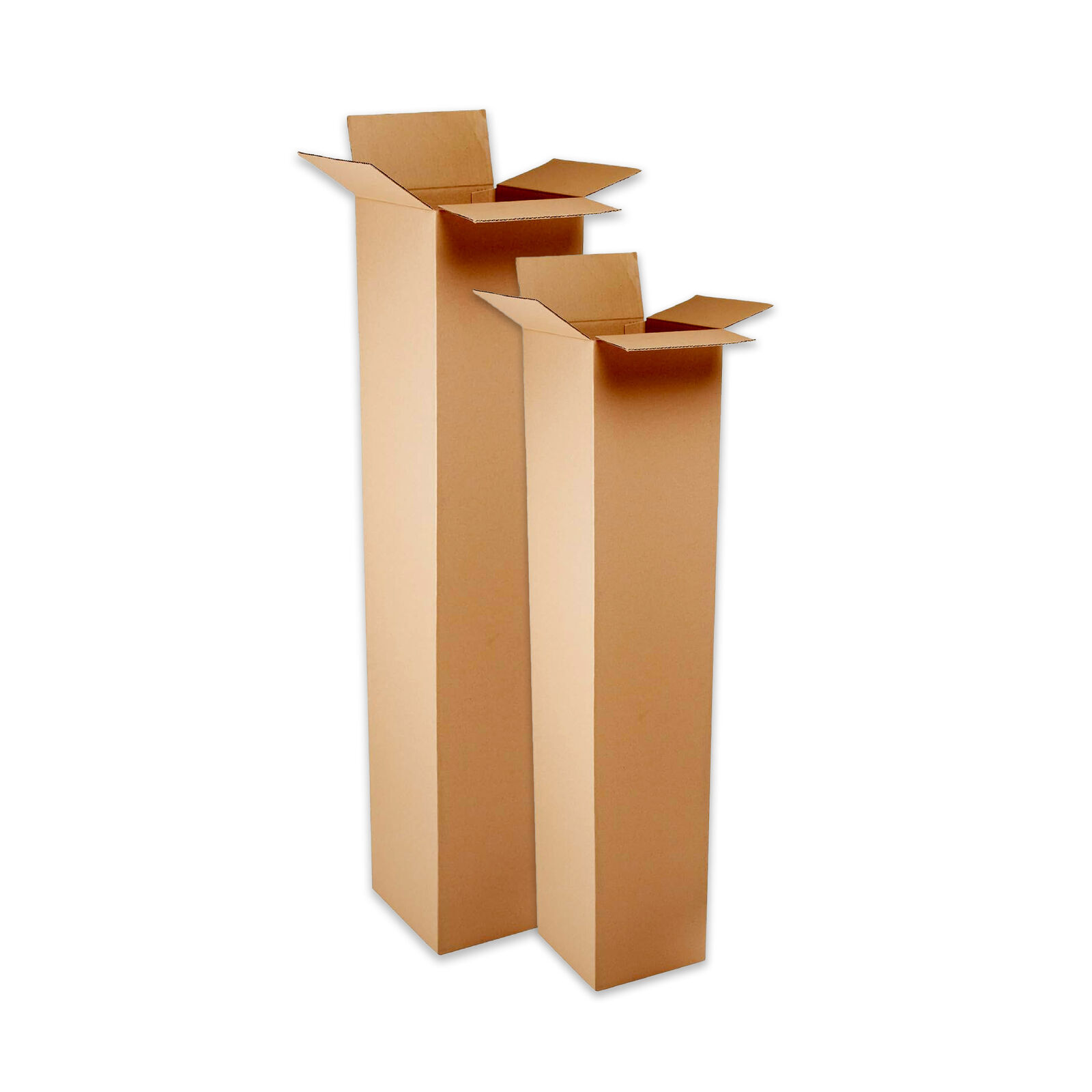 6 x 6 x 32″ Tall Corrugated Boxes, ECT-32 Brown Shipping/Moving Boxes 25 Boxes