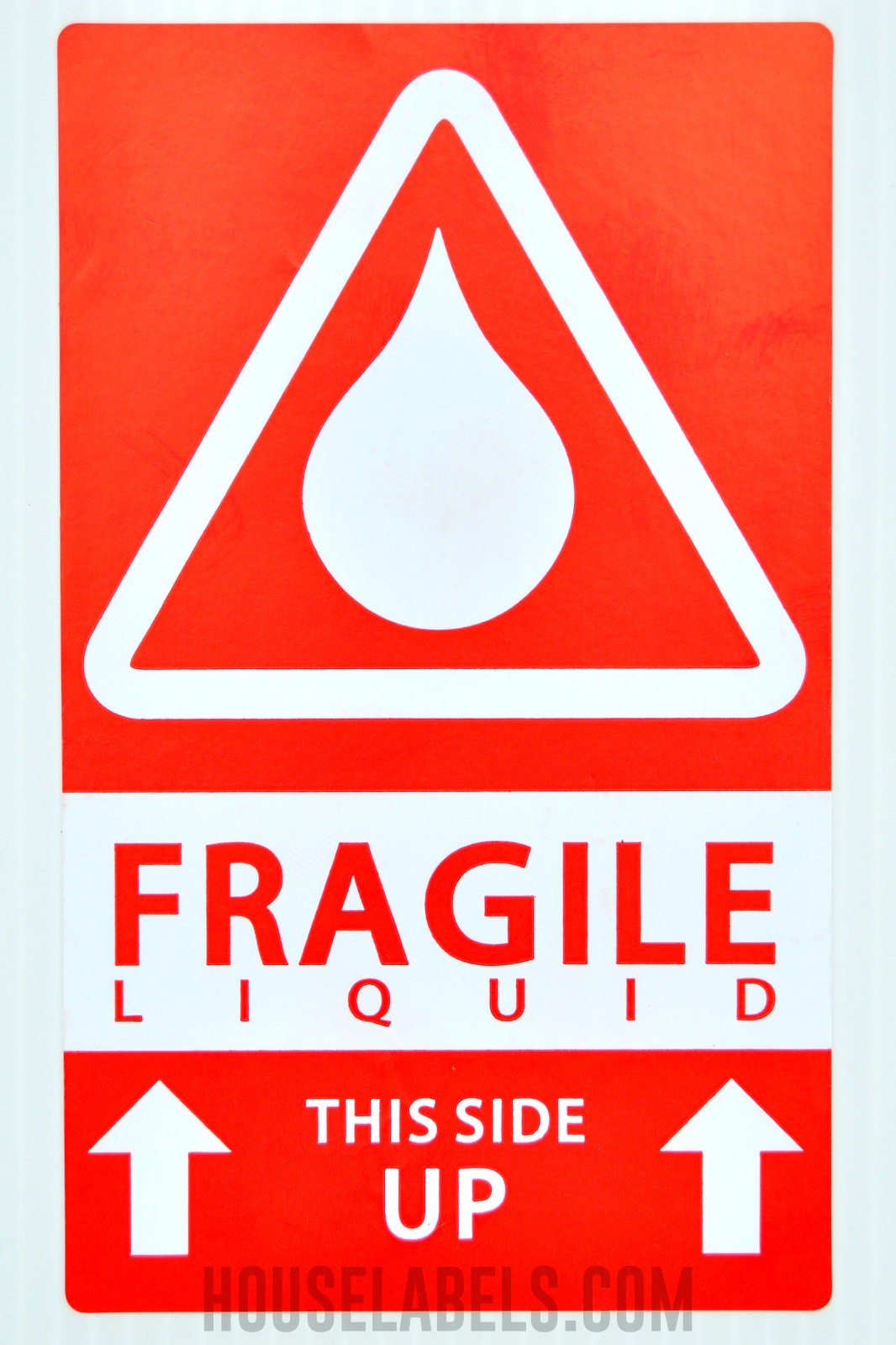 1 Roll ; 500 Labels 3×5 (3″ x 5″) Pre-Printed Fragile LIQUID This Way Up Labels