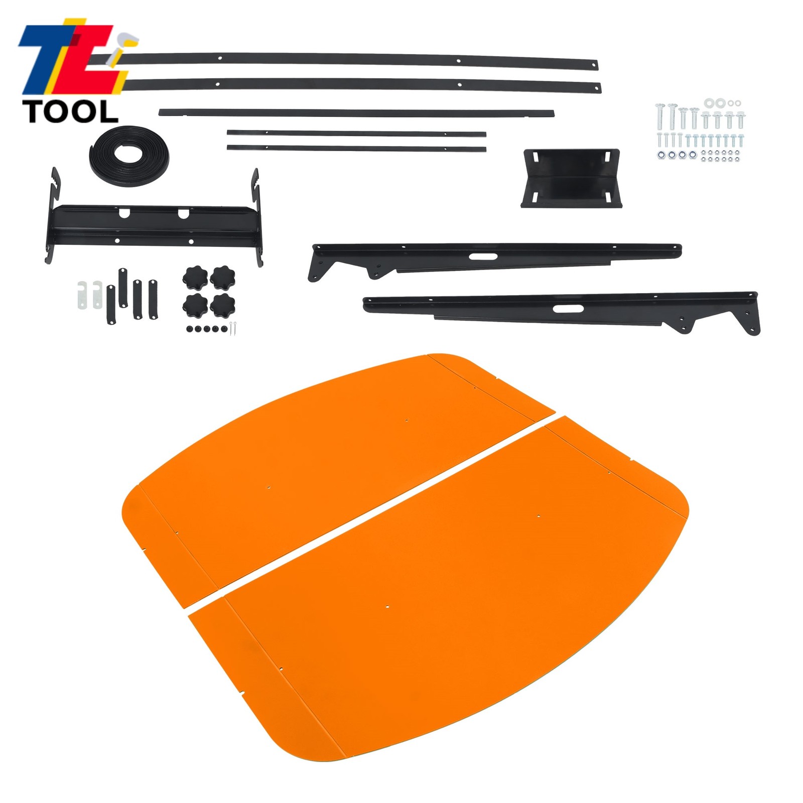 52″ X 52″ Orange For Rops Canopy Tractor and Mowers Umbrella 2″ x 2″ or 2″ x 3″