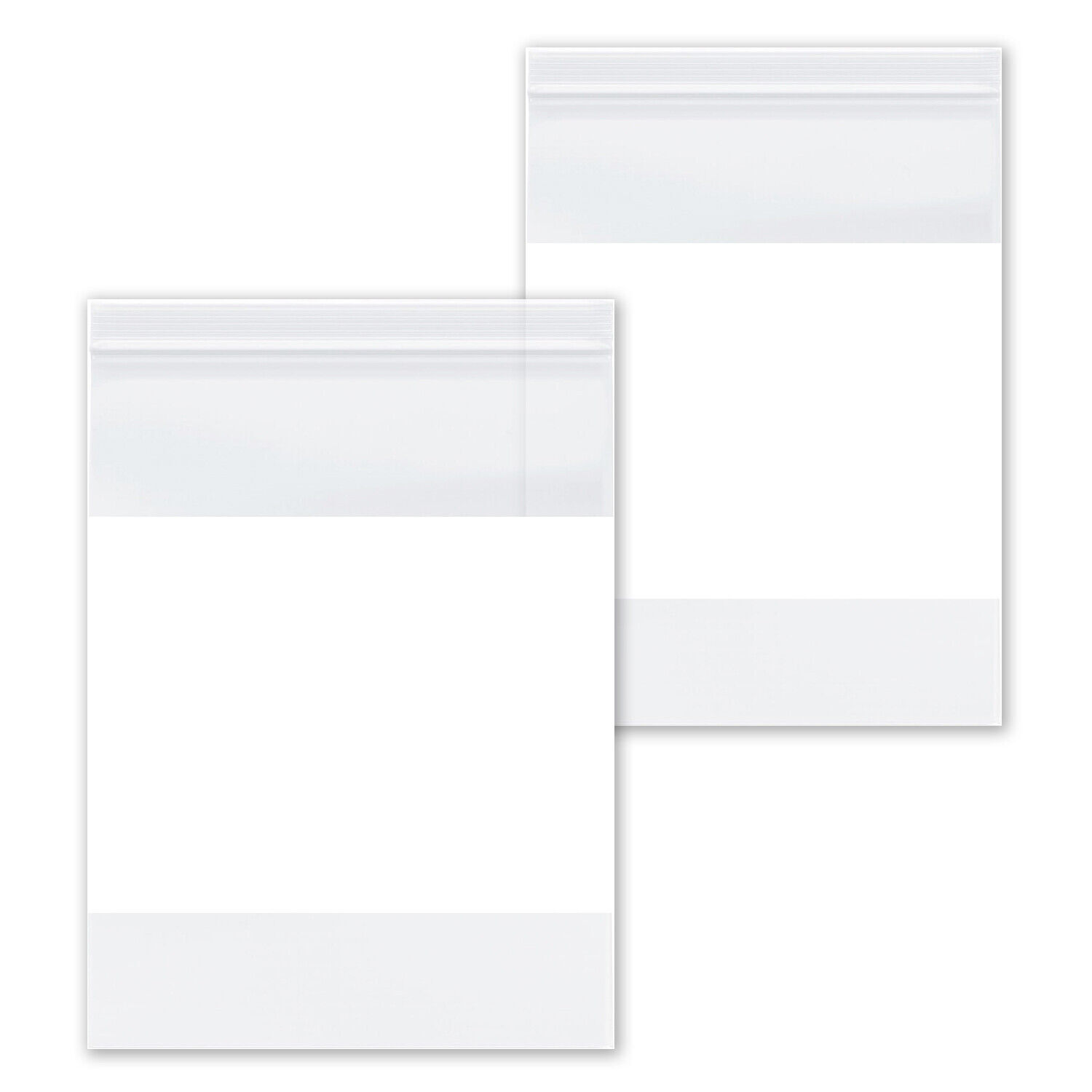 4 Mil 9″x 12″ Reclosable Bag Writeable White Block Water-Resistant 1000 Pcs