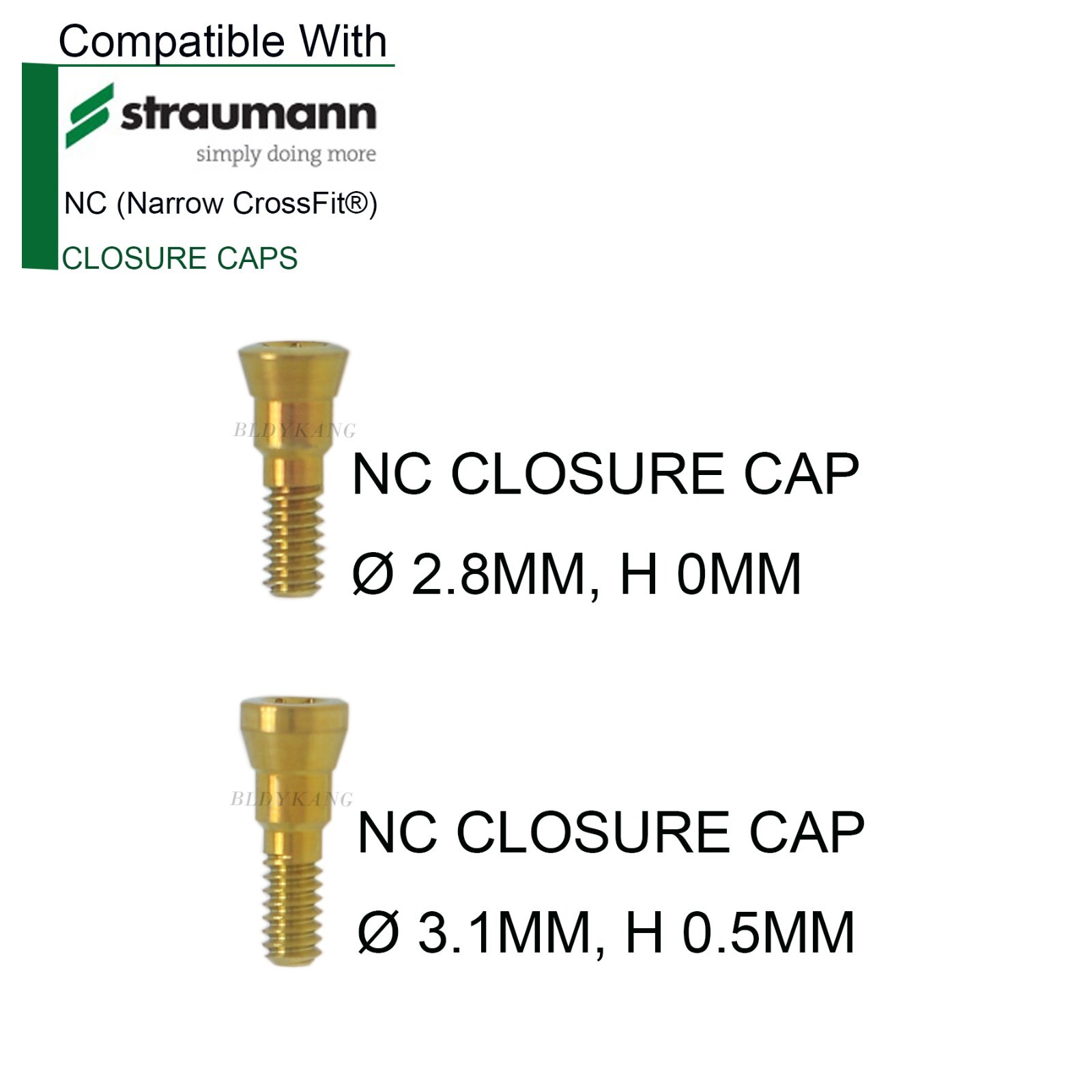 Healing Abutment NC/RC Cover Screw Healing Components fit Straumann BL/BLT