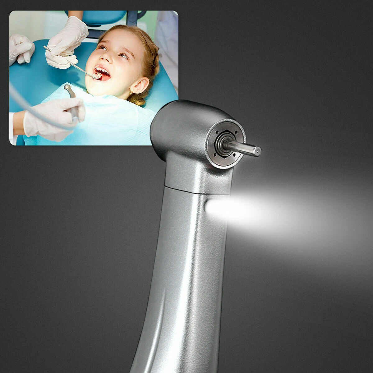 Dental Electric LED Brushless Micro Motor/1:1/1:5 Increasing Handpiece