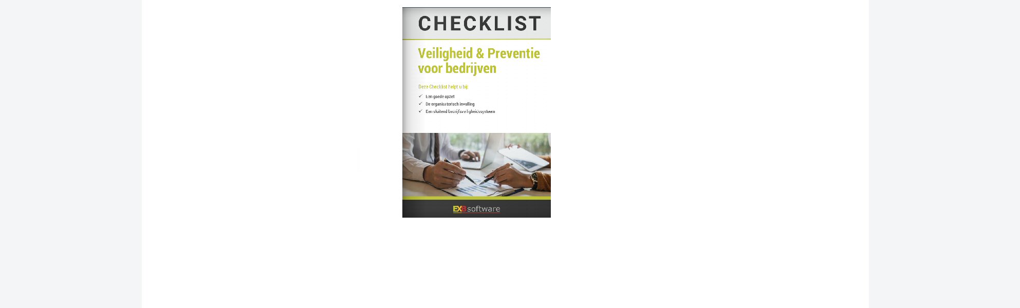 Checklist Veiligheid & Preventie